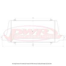 PWR Street Series Intercooler 600x300x68