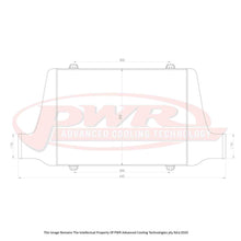 PWR Racer Series Intercooler 400x300x68