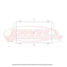 PWR Racer Series Intercooler 500x300x68