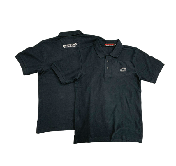 FUJITSUBO Polo T-Shirt White Flange (XL)