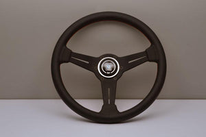 Nardi ND Classic Steering Wheel / 360mm Flat / Leather / Black