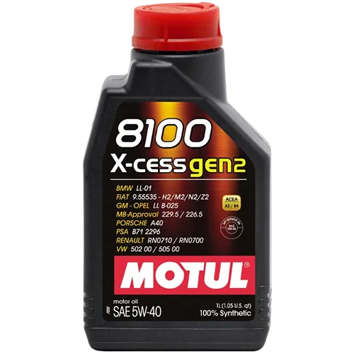 Motul 8100 X-Cess GEN 2 5w40 1L