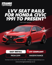 LVVTA Seat rail for Honda Civic 1991-present EG,EK,EP,EU/ES,UK,FD,FN,FC,FL