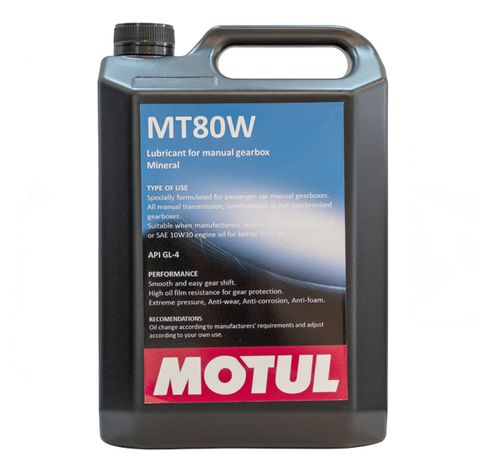 Motul MT80W Manual Transoil 5L