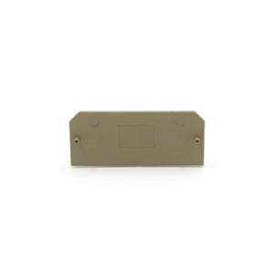 Conta-Clip AP SI-1 BG 2046.2 beige end plate for STK 1 and ST 2 series terminal blocks (Bag of 10)