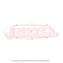PWR Racer Series Intercooler 600x200x68