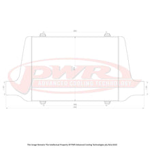 PWR Racer Series Intercooler 400x300x68