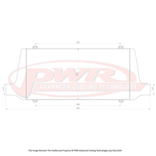 PWR Racer Series Intercooler 600x300x68