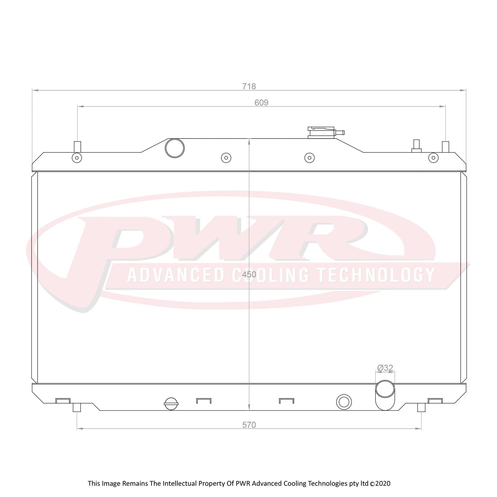 Honda Integra DC5 (2001-2006) PWR Radiator