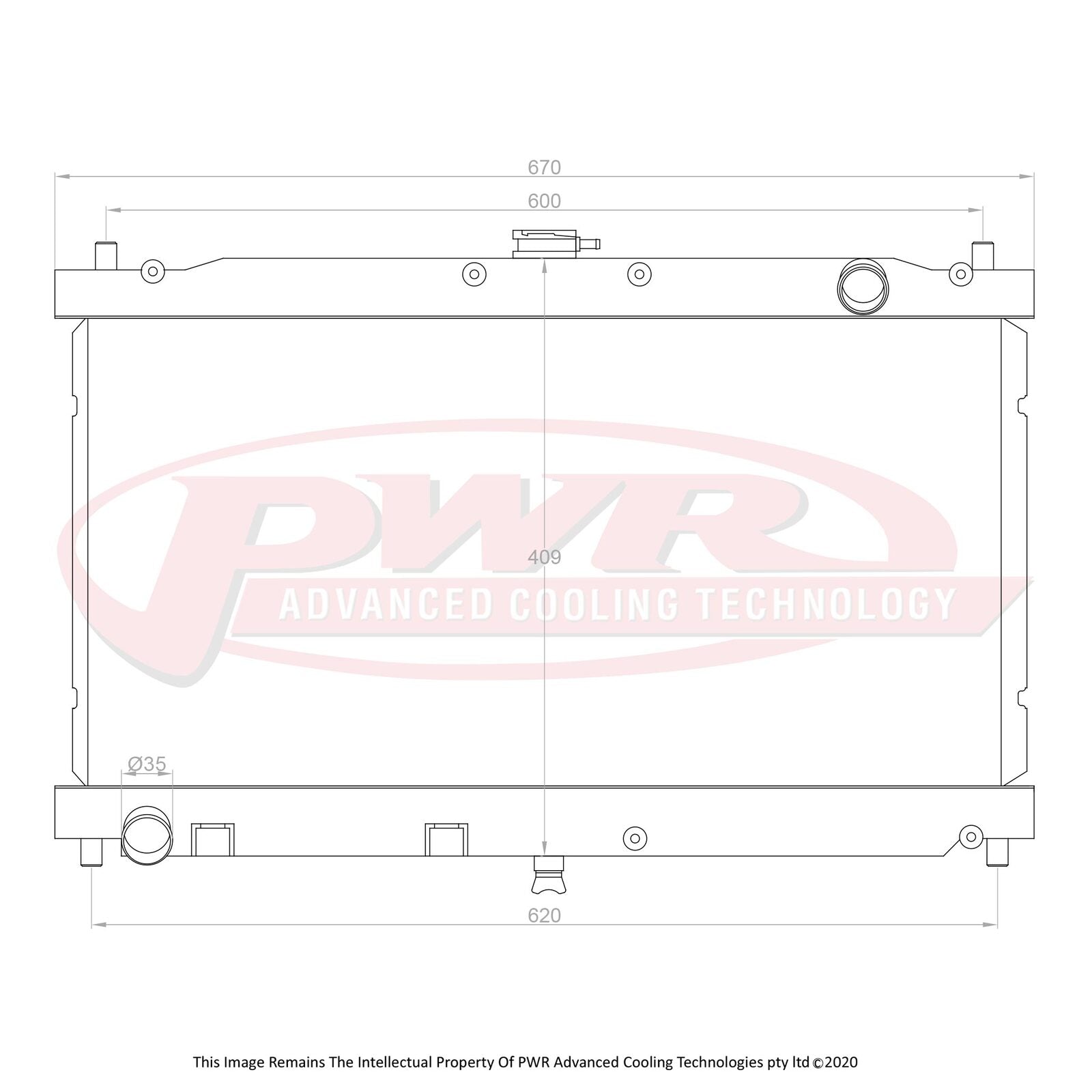 Mazda MX5 NB (1998-2005) PWR Radiator