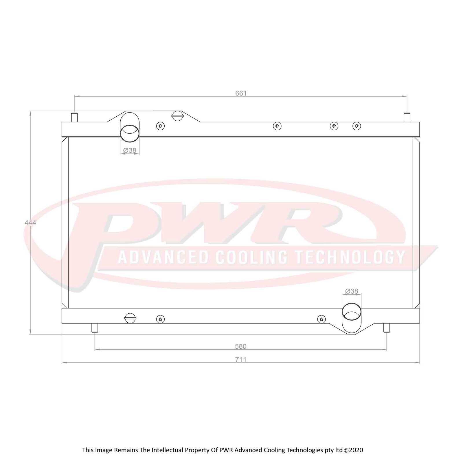 Honda NSX (1990-1995) PWR Radiator