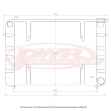 Holden Commodore VL (1986-1988) PWR Radiator