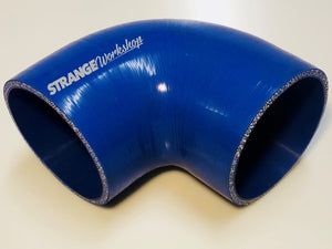 Strange Workshop 3.5" 90 Deg Silicone Joiner 89mm - Blue